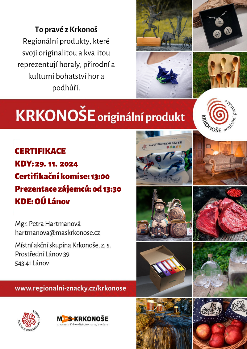 pozvánka certifikace